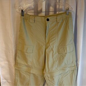 Bass Pro World Wide Sportsman Men's Convertible Fishing Pants Shorts Size Medium
